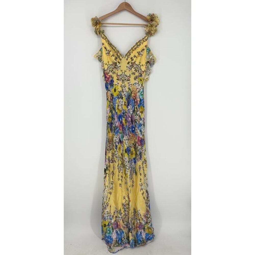 Camilla Timeless v neck bias slip dress
